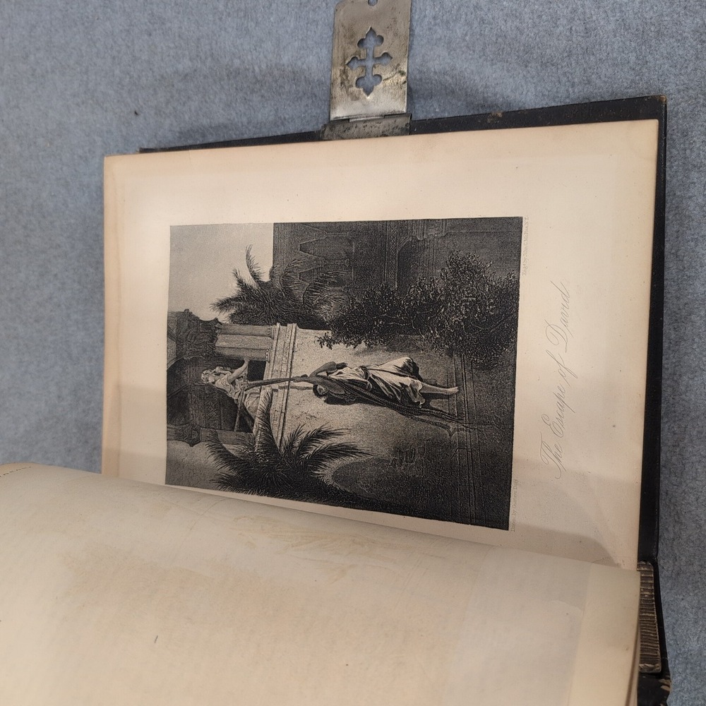 1883 Holman Pictorial Bible Dore Engravings Springs Family Fort Mill SC Ephemera - Picture 13 of 16